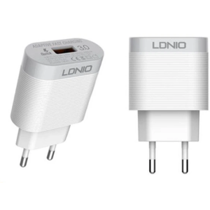 شارژر دیواری الدینیو مدل A303Q با کابل USB-C ظرفیت ۱۸ وات