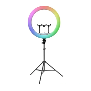 رینگ لایت 18 اینچی مدل 3D-45 RGB همراه پایه