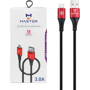 کابل شارژر کلاف دارمیکرو MASTER M005