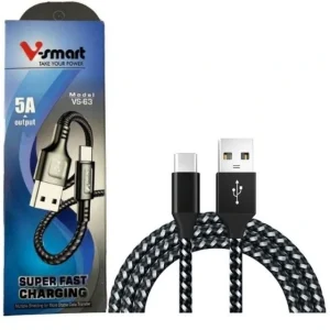 کابل کنفی تبدیل USB به iphone وی اسمارت مدل vs-63 طول یک متر کد 351