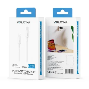کابل TPC به LIGHTNING  طول 1متر VIPLATINA BC86